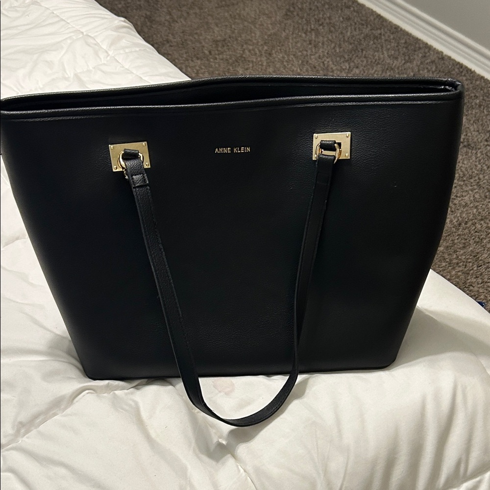 Anne Klein Elegant Black Tote